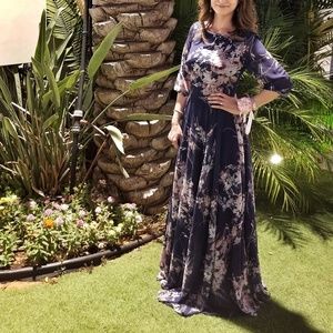 Yumi Kim Woodstock Maxi - Botanical garden navy